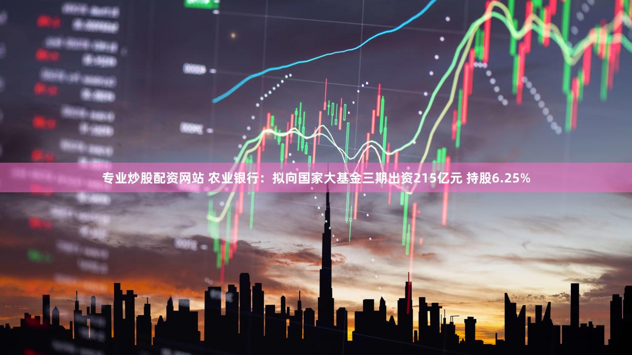 专业炒股配资网站 农业银行：拟向国家大基金三期出资215亿元 持股6.25%