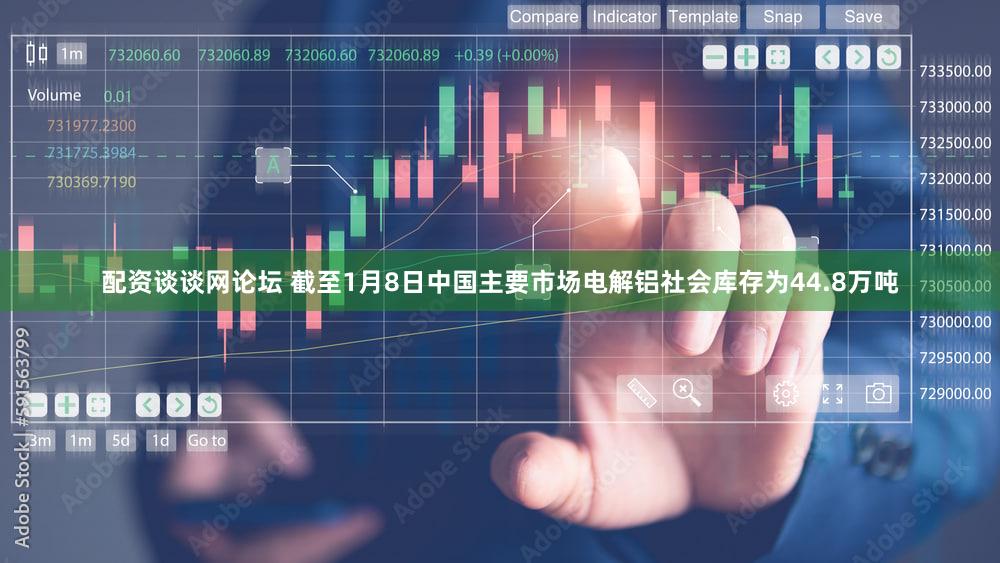 配资谈谈网论坛 截至1月8日中国主要市场电解铝社会库存为44.8万吨