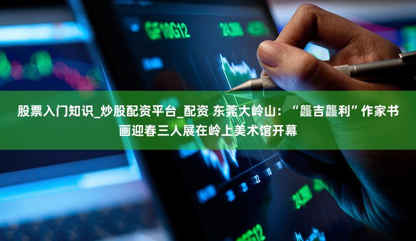 股票入门知识_炒股配资平台_配资 东莞大岭山:“龘吉龘利”作家书画迎春三人展在岭上美术馆开幕