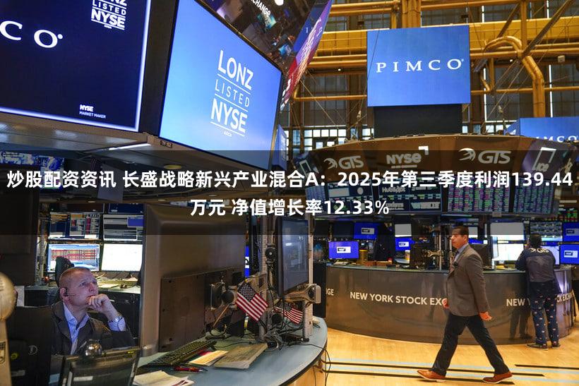 炒股配资资讯 长盛战略新兴产业混合A:2025年第三季度利润139.44万元 净值增长率12.33%