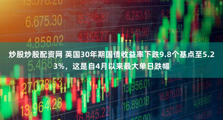 炒股炒股配资网 英国30年期国债收益率下跌9.8个基点至5.23%，这是自4月以来最大单日跌幅